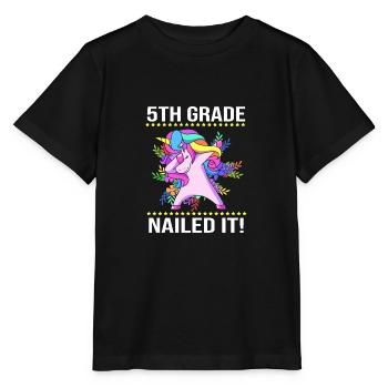 5th Grade - Stanley/Stella MINI CREATOR Kids’ T-Shirt - black - Front - Mikhail (115cm)