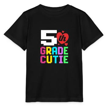 5th Grade - Stanley/Stella MINI CREATOR Kids’ T-Shirt - black - Front - Mikhail (115cm)