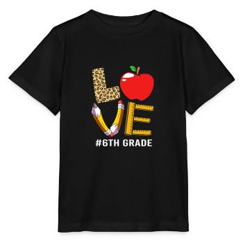 6th Grade - Stanley/Stella MINI CREATOR Kids’ T-Shirt - black - Front - Mikhail (115cm)