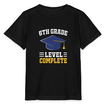 6th Grade - Stanley/Stella MINI CREATOR Kids’ T-Shirt - black - Front - Mikhail (115cm)