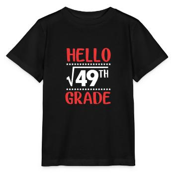 7th Grade - Stanley/Stella MINI CREATOR Kids’ T-Shirt - black - Front - Mikhail (115cm)