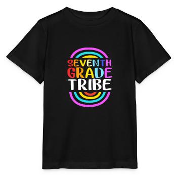 7th Grade - Stanley/Stella MINI CREATOR Kids’ T-Shirt - black - Front - Mikhail (115cm)