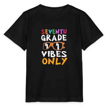7th Grade - Stanley/Stella MINI CREATOR Kids’ T-Shirt - black - Front - Mikhail (115cm)