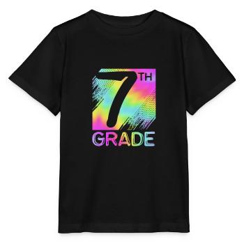 7th Grade - Stanley/Stella MINI CREATOR Kids’ T-Shirt - black - Front - Mikhail (115cm)