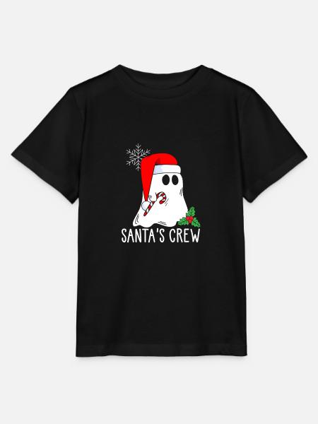 Weihnachtsmann Crew Geist Weihnachtskostüm - Stanley/Stella Kinder T-Shirt MINI CREATOR - Schwarz