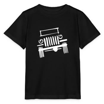 Old Jeep - Stanley/Stella MINI CREATOR Kids’ T-Shirt - black - Front - Mikhail (115cm)
