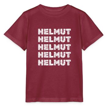 Gift for Helmut - Stanley/Stella MINI CREATOR Kids’ T-Shirt - burgundy - Front - Kain (125cm)