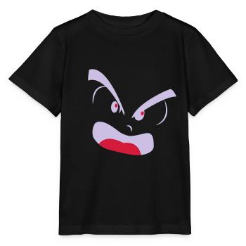 angry - Stanley/Stella MINI CREATOR Kids’ T-Shirt - black - Front - Mikhail (115cm)