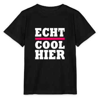 Echt cool hier - Stanley/Stella Kinder T-Shirt MINI CREATOR  - Schwarz - Vorne - Mikhail (115cm)