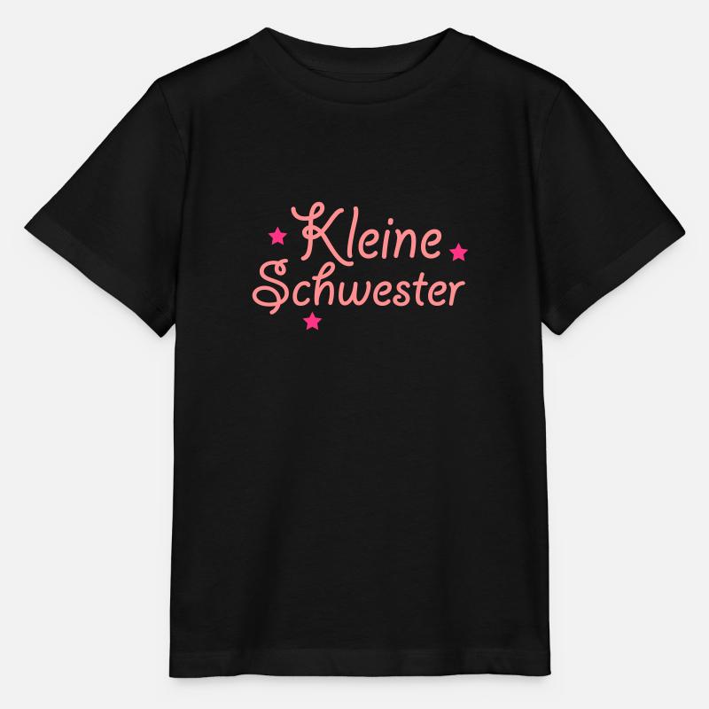 kleine Schwester - Stanley/Stella Kinder T-Shirt MINI CREATOR  - Schwarz