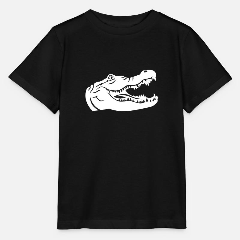 Crocodile - T-shirt bio MINI CREATOR Stanley/Stella Enfant - noir
