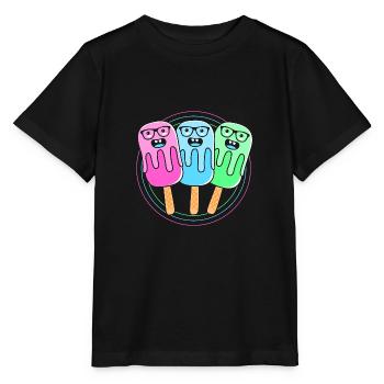 Pool Party - Stanley/Stella Kinder T-Shirt MINI CREATOR  - Schwarz - Vorne - Mikhail (115cm)