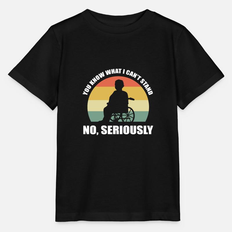 Rollstuhl - Stanley/Stella Kinder T-Shirt MINI CREATOR - Schwarz