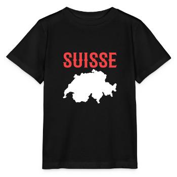 Schweiz Schweizer Schweizerdeutsch - Stanley/Stella Kinder T-Shirt MINI CREATOR  - Schwarz - Vorne - Mikhail (115cm)