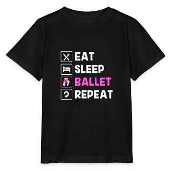 Ballet Ballet Dancer - Stanley/Stella MINI CREATOR Kids’ T-Shirt - black - Front - Mikhail (115cm)