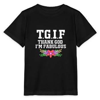 Positivité corporelle - T-shirt bio MINI CREATOR Stanley/Stella Enfant - noir - Devant - Mikhail (115cm)