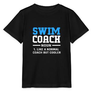 Swimming Swimmers Swimming Pool Swimming Instructors - Stanley/Stella MINI CREATOR Kids’ T-Shirt - black - Front - Mikhail (115cm)