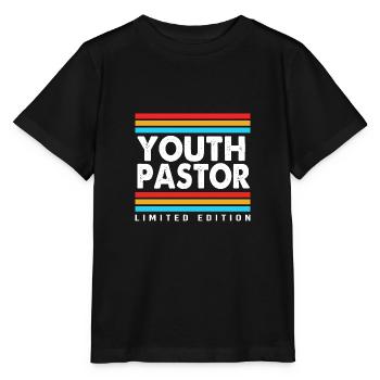 Youth pastor - Stanley/Stella MINI CREATOR Kids’ T-Shirt - black - Front - Mikhail (115cm)