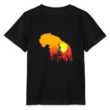 Tigre à dents de sabre - T-shirt bio MINI CREATOR Stanley/Stella Enfant - noir - Devant - Mikhail (115cm)