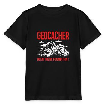 Geocaching Geocache Geocacher - Stanley/Stella MINI CREATOR Kids’ T-Shirt - black - Front - Mikhail (115cm)