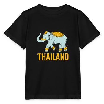 Thaïlande - T-shirt bio MINI CREATOR Stanley/Stella Enfant - noir - Devant - Mikhail (115cm)