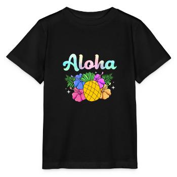 Maui Hawaii Hawaiian - Stanley/Stella MINI CREATOR Kids’ T-Shirt - black - Front - Mikhail (115cm)