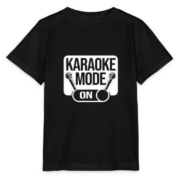 Karaoke - Stanley/Stella MINI CREATOR Kids’ T-Shirt - black - Front - Mikhail (115cm)