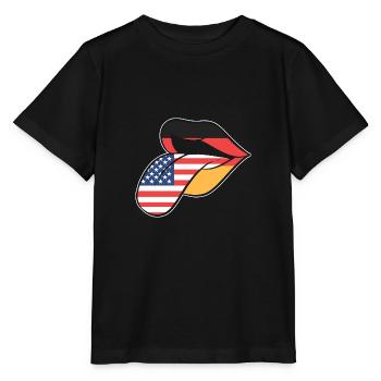 Amerikanisch Deutsch - Stanley/Stella Kinder T-Shirt MINI CREATOR  - Schwarz - Vorne - Mikhail (115cm)