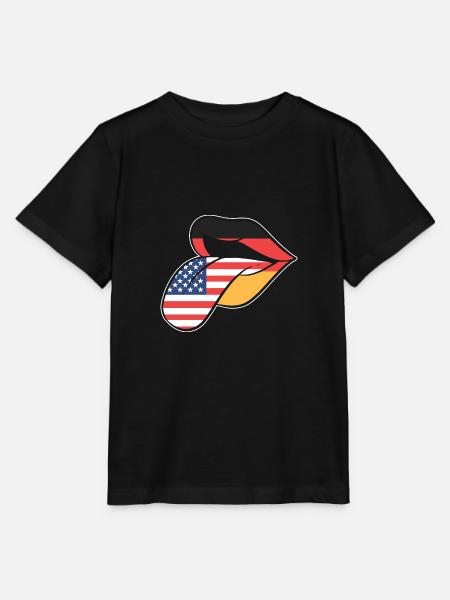 Amerikanisch Deutsch - Stanley/Stella Kinder T-Shirt MINI CREATOR - Schwarz