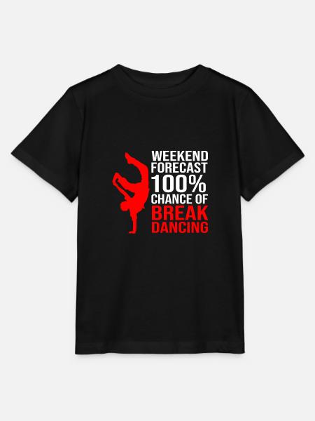 Breakdance - Stanley/Stella Kinder T-Shirt MINI CREATOR  - Schwarz