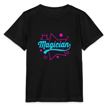 Sorcier - T-shirt bio MINI CREATOR Stanley/Stella Enfant - noir - Devant - Mikhail (115cm)