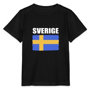 Schweden Schwedisch - Stanley/Stella Kinder T-Shirt MINI CREATOR  - Schwarz - Vorne - Mikhail (115cm)