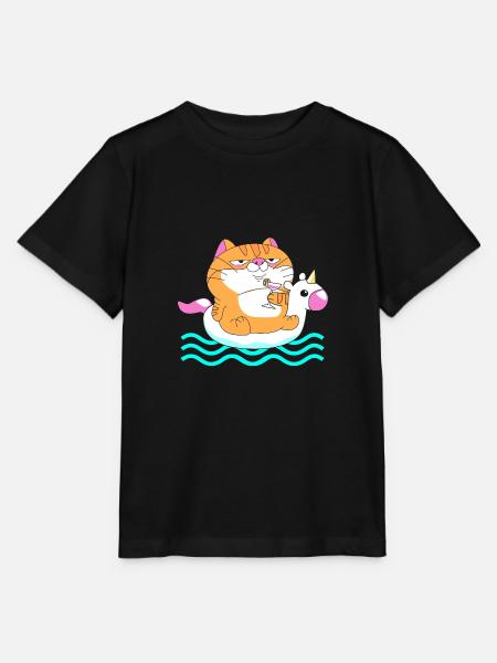 Pool Party - Stanley/Stella Kinder T-Shirt MINI CREATOR - Schwarz