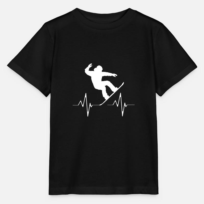 Snowboard Snowboard Vacances snowboard Snowboarders - T-shirt bio MINI CREATOR Stanley/Stella Enfant - noir