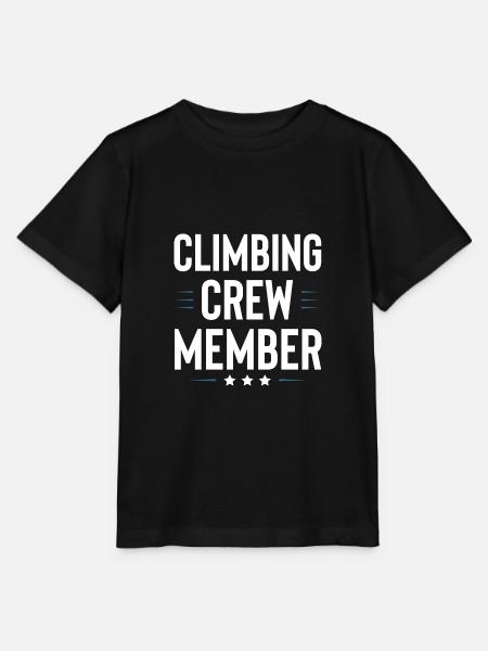 Climbing Crew - Stanley/Stella Kinder T-Shirt MINI CREATOR - Schwarz