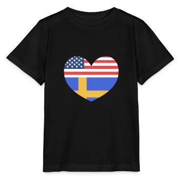 Schweden Schwedisch - Stanley/Stella Kinder T-Shirt MINI CREATOR  - Schwarz - Vorne - Mikhail (115cm)
