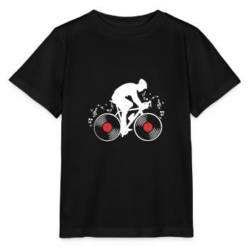 Vinyle - T-shirt bio MINI CREATOR Stanley/Stella Enfant - noir - Devant - Mikhail (115cm)