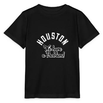 Houston nous avons un problème - T-shirt bio MINI CREATOR Stanley/Stella Enfant - noir - Devant - Mikhail (115cm)