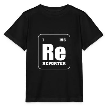 Periodic Elements Sender Gift - Stanley/Stella MINI CREATOR Kids’ T-Shirt - black - Front - Mikhail (115cm)
