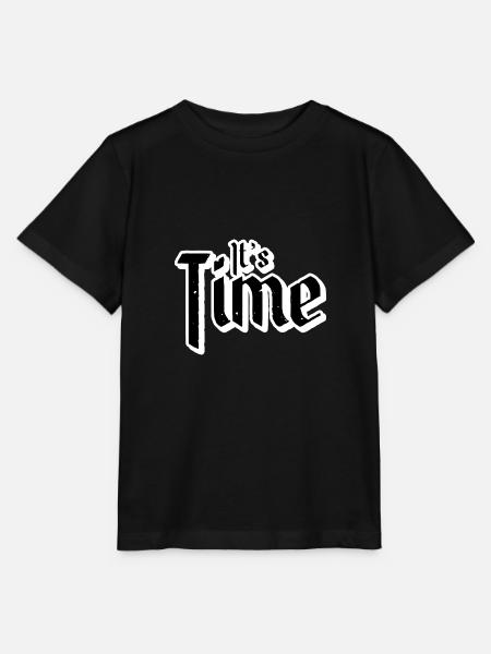 Its Time - Stanley/Stella Kinder T-Shirt MINI CREATOR - Schwarz