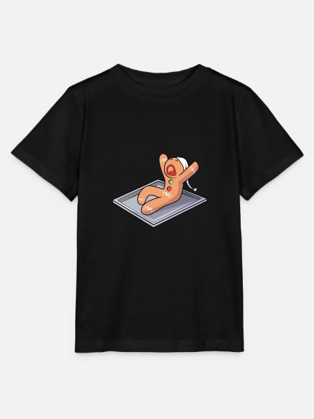 Lebkuchenmann Lebkuchenherz Lebkuchen Naschen - Stanley/Stella Kinder T-Shirt MINI CREATOR  - Schwarz