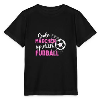 Fußball Mädchen Fußballerin Girls gotta have goals - Stanley/Stella Kinder T-Shirt MINI CREATOR  - Schwarz - Vorne - Mikhail (115cm)