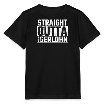Straight Outta Iserlohn Iserlohner Ruhr - Stanley/Stella MINI CREATOR Kids’ T-Shirt - black - Front - Mikhail (115cm)