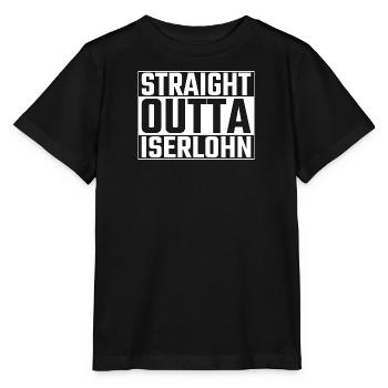 Straight Outta Iserlohn Iserlohner Ruhr - Stanley/Stella MINI CREATOR Kids’ T-Shirt - black - Front - Mikhail (115cm)