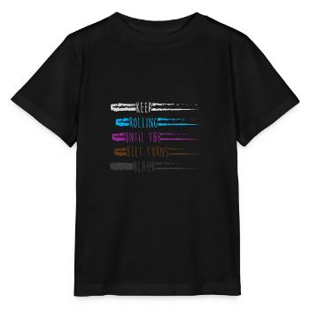 Jiu Jitsu Selbstverteidigung - Stanley/Stella Kinder T-Shirt MINI CREATOR  - Schwarz - Vorne - Mikhail (115cm)