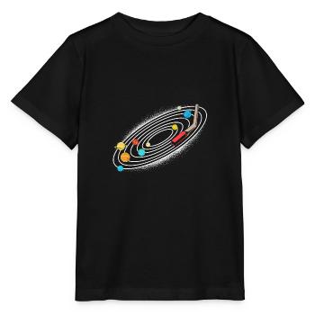 Univers Système Solaire - T-shirt bio MINI CREATOR Stanley/Stella Enfant - noir - Devant - Mikhail (115cm)