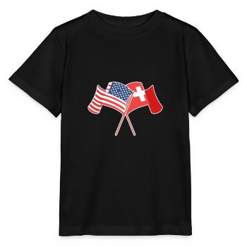 Suisse Suisse Suisse Allemande - T-shirt bio MINI CREATOR Stanley/Stella Enfant - noir - Devant - Mikhail (115cm)