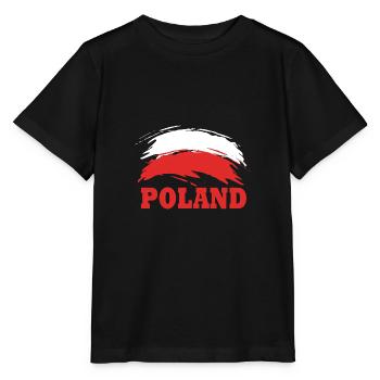 Poland Polish - Stanley/Stella MINI CREATOR Kids’ T-Shirt - black - Front - Mikhail (115cm)
