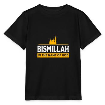 Muslim Bismillah - Stanley/Stella MINI CREATOR Kids’ T-Shirt - black - Front - Mikhail (115cm)