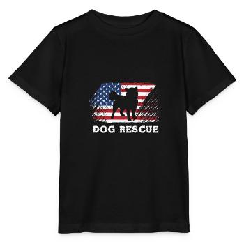 Dog Rescue Animal Rights Animal Rescue Animal Shelter - Stanley/Stella MINI CREATOR Kids’ T-Shirt - black - Front - Mikhail (115cm)